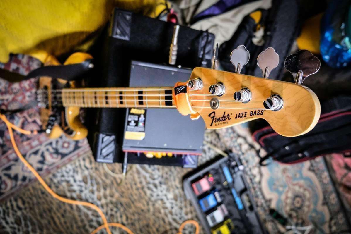 Group of Fender guitar enthusiasts sharing their instruments and experiences