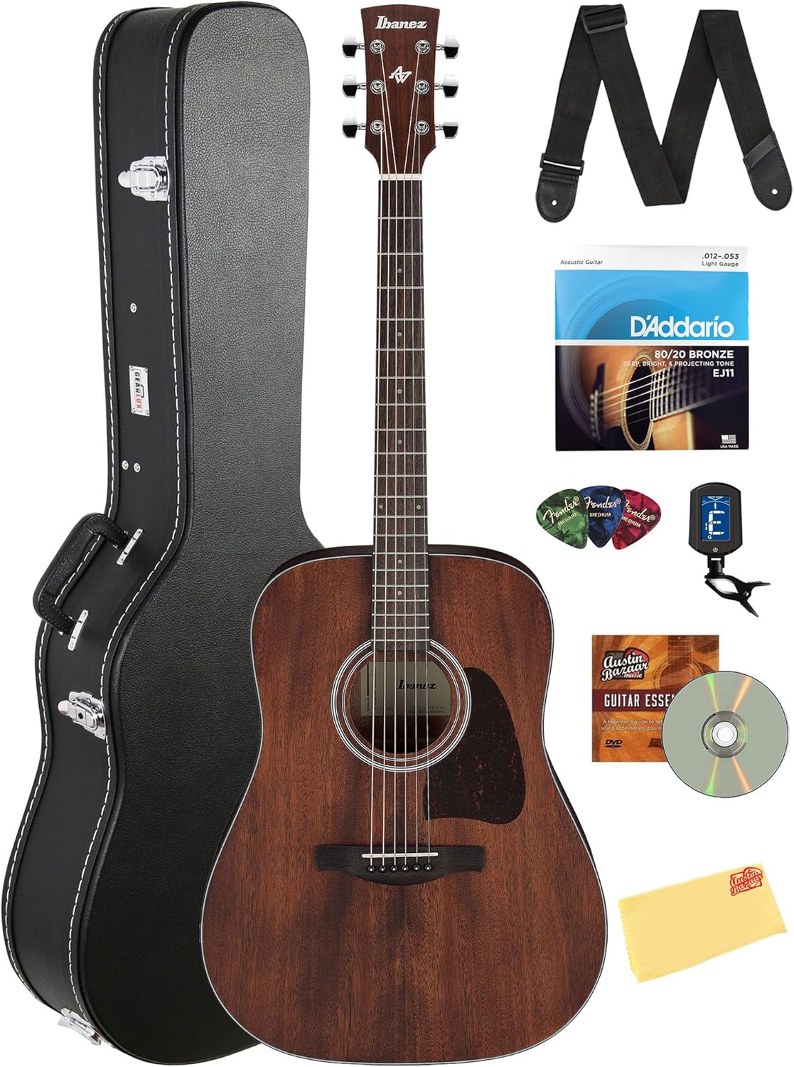 Ibanez AW54 Artwood Acoustic Guitar - Open Pore Natural