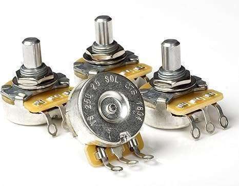 CTS Pot, 250k Audio, Solid Shaft (4 Pack)