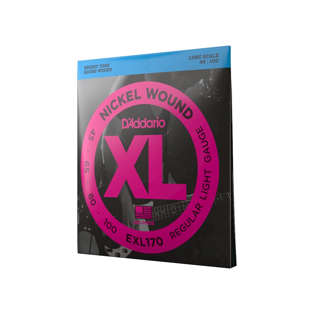 D'Addario EXL170 4-String Bass Strings (.045-.100)