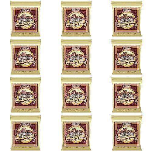 Ernie Ball 2003 Earthwood 80/20 Bronze Acoustic Guitar Strings - .012-.054 Medium Light (12-Pack)