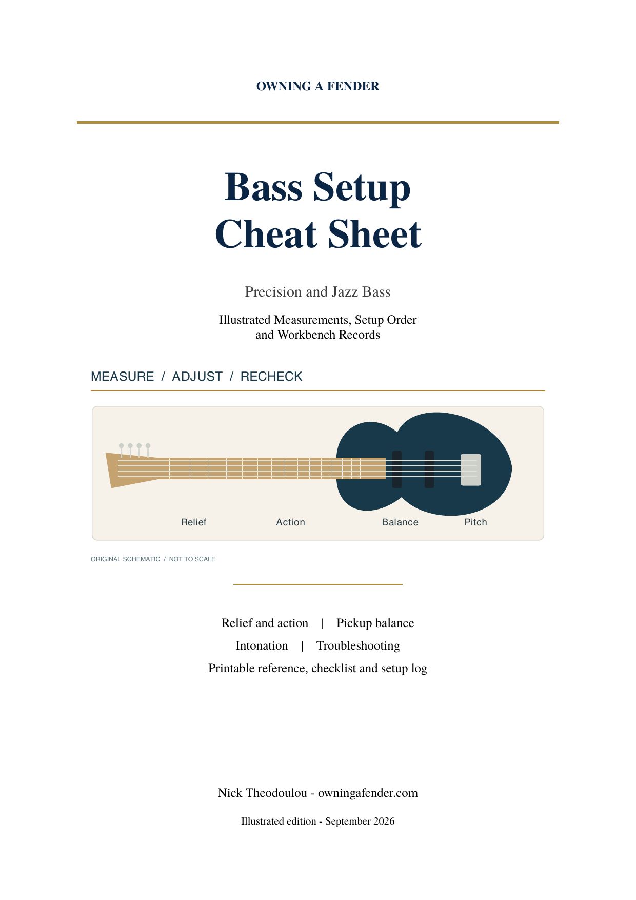 Bass Setup Guide: Precision & Jazz Bass