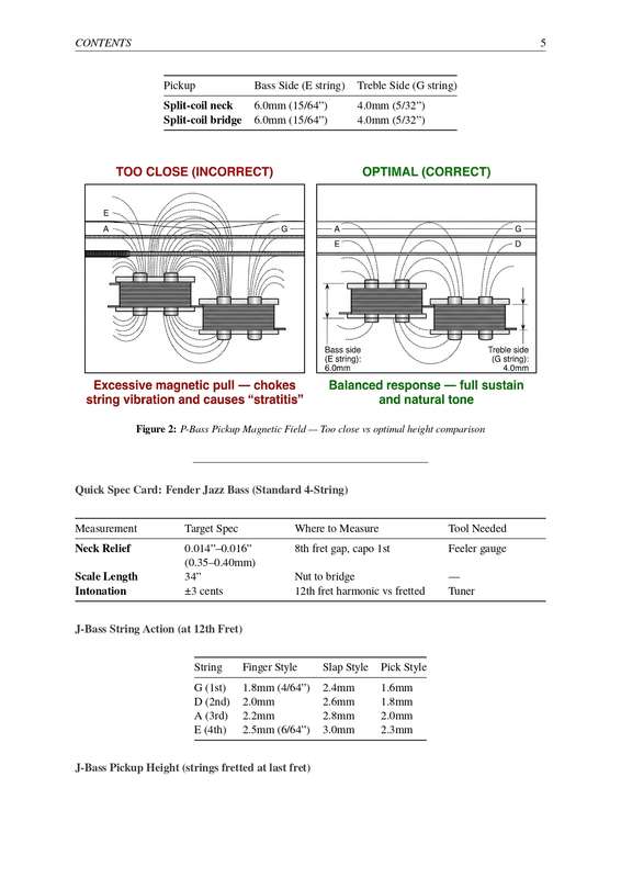 Bass Setup Guide — Neck Relief Chapter