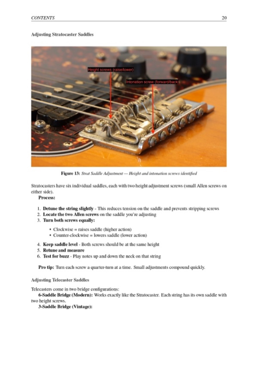 Fender Setup Guide — page 21
