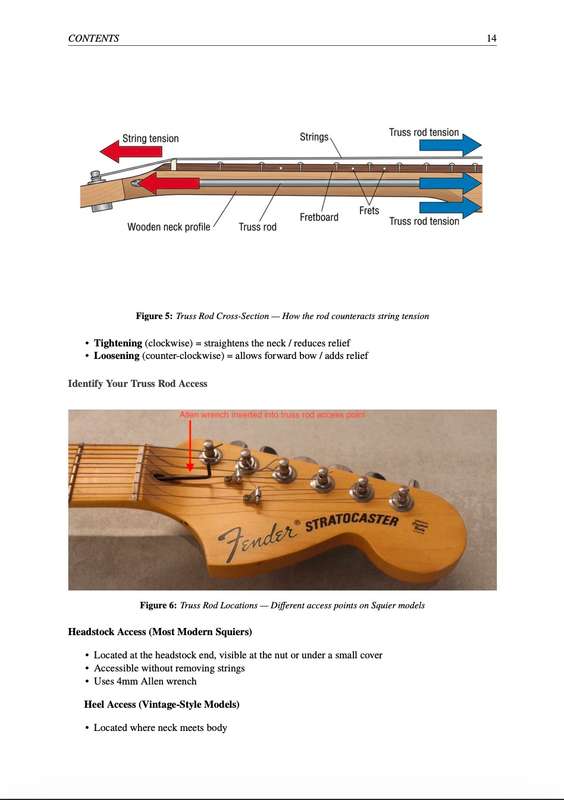 Squier Setup Guide - Workbench Reference Cards