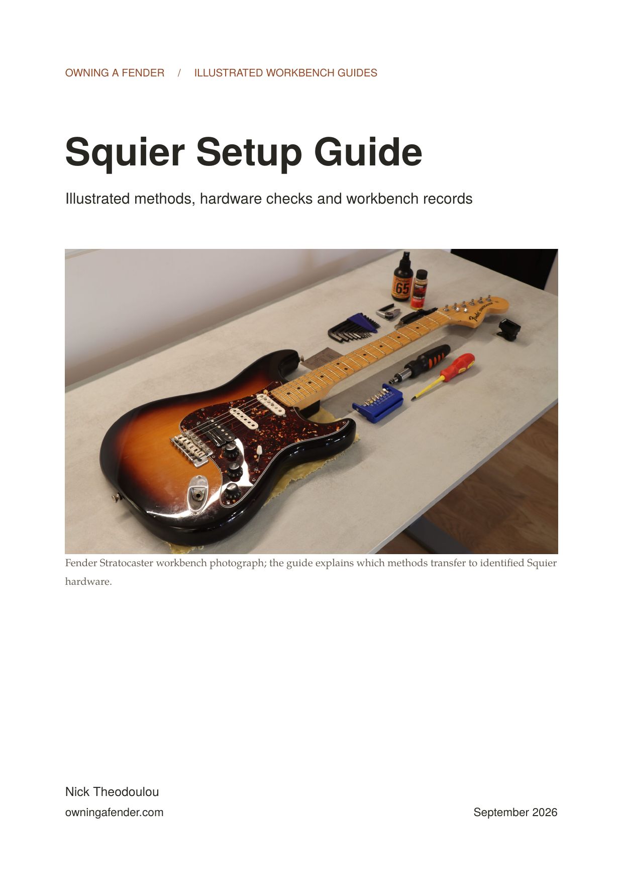 Squier Setup Guide: Strat, Tele & Offset Checks