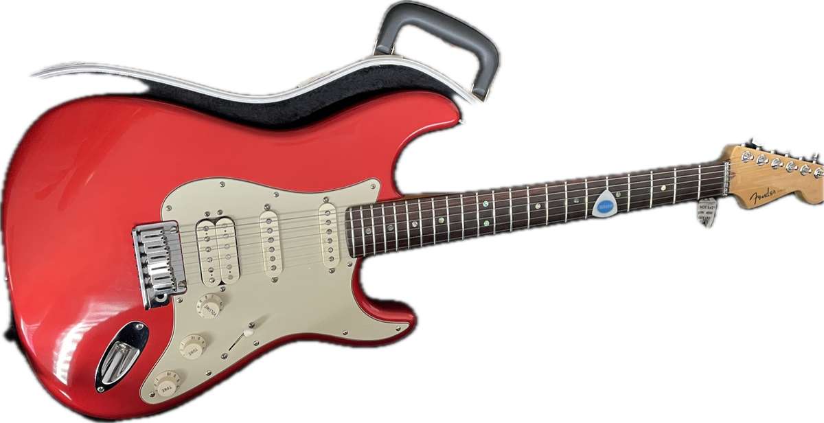 American Deluxe HSS Stratocaster (DH-1 + 2 noiseless, roller nut) owned by Ron Chapman
