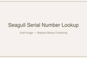 thumbnail for Seagull Guitar Serial Number Lookup & Decoder: Complete Guide (2026)