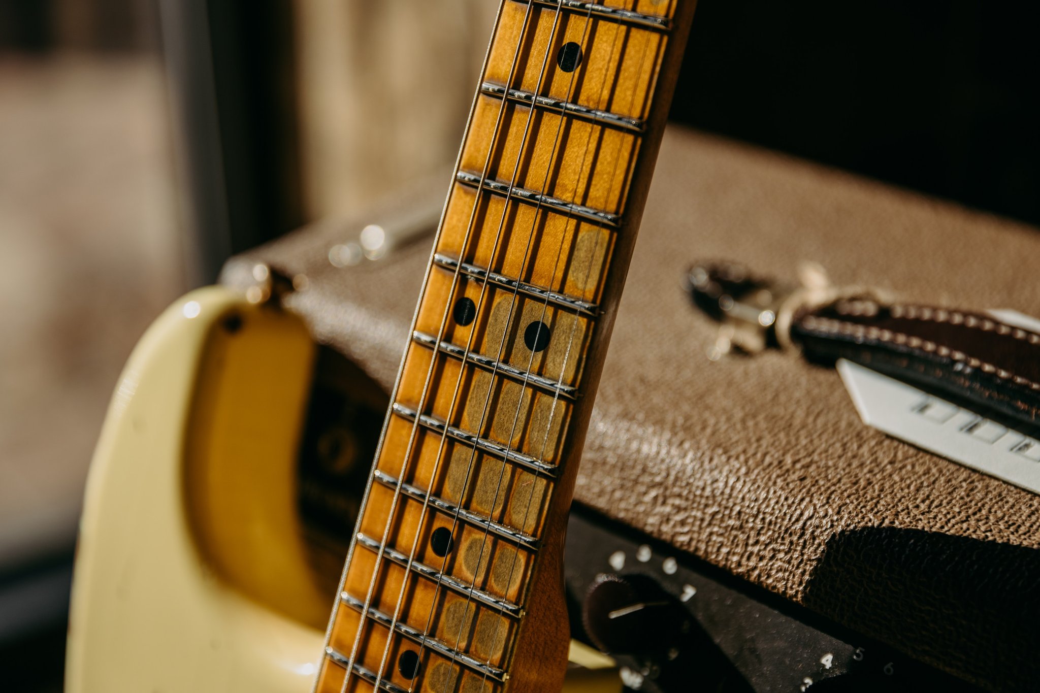 Red Relic Stratocaster Fretboard