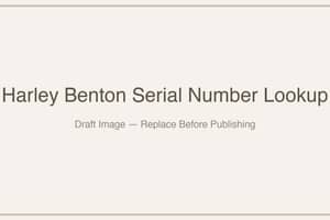 thumbnail for Harley Benton Guitar Serial Number Lookup & Decoder: Complete Guide (2026)